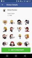 Heavy Metal WAStickerApps screenshot 2