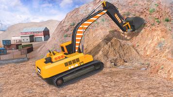 Excavator Crane Driving Sim poster