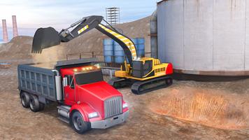 Excavator Crane Driving Sim скриншот 2