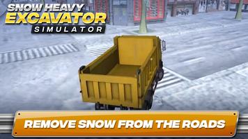 Snow Heavy Excavator Simulator capture d'écran 1