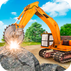 Heavy Excavator  Stone Cutter Simulator icon