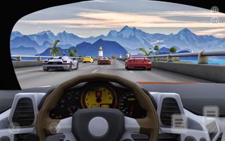 슈퍼 고속도로 교통 레이서 3D 포스터