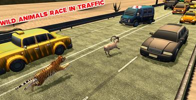 Pet Run for life in traffic: Survival from Wild screenshot 2