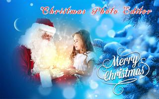 Christmas photo frame & photo blender app, editor تصوير الشاشة 1