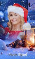 Christmas photo frame & photo blender app, editor تصوير الشاشة 2