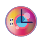 Câmera de registro data e hora ícone