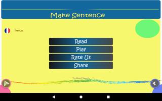 پوستر Make Sentence for Kids