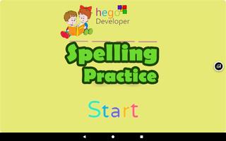 Kids Spelling Practice Affiche