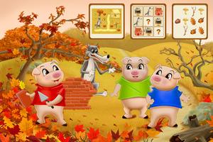 さんびきのこぶた：対象年齢3歳以上 ポスター