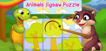 動物智力拼圖 免費兒童遊戲