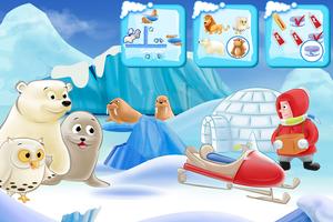 Polar Bear Cub for kids 3-5 ye الملصق
