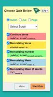 Al Quran Quiz Game Memorize اسکرین شاٹ 1