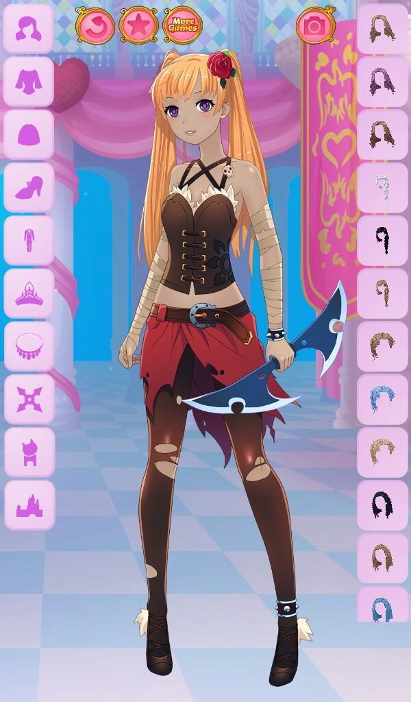 Sexy anime dressup games
