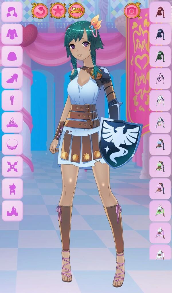 Hot anime girl dress up games