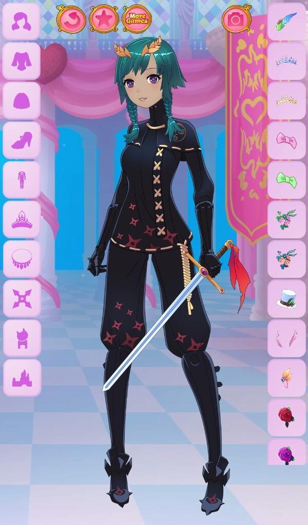 Hot anime girl dress up games