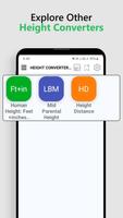 Height Converter: feet inch cm poster