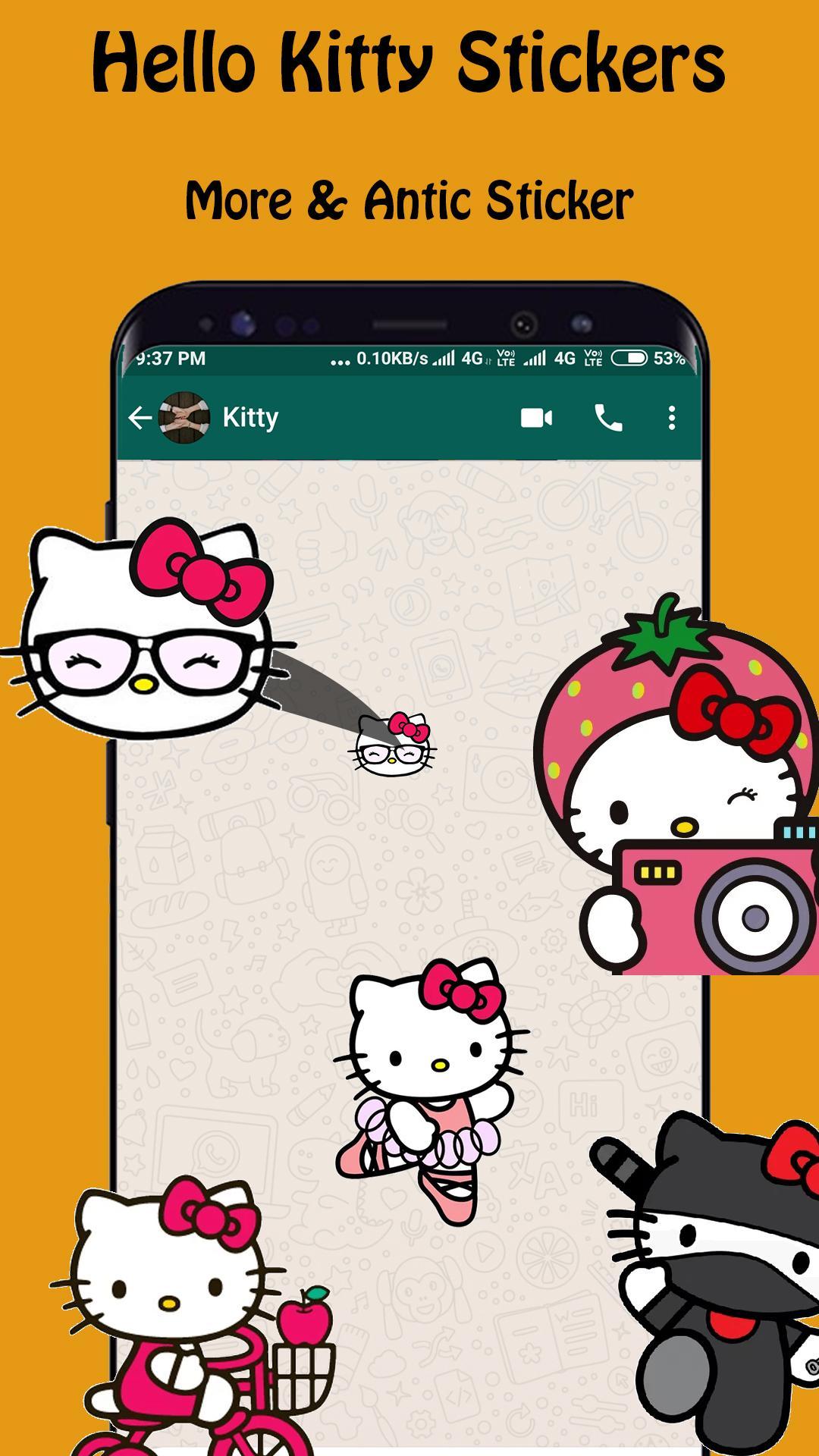 Hello Kitty Stickers For Whatsapp Wastickerapps For Android