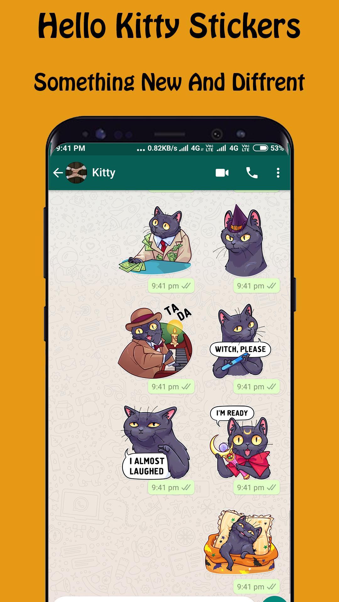 Hello Kitty Stickers For Whatsapp Wastickerapps For Android