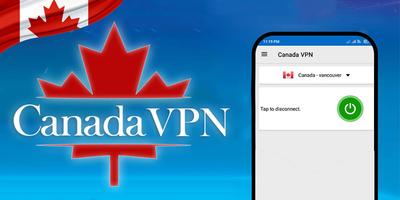 Canada VPN الملصق