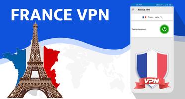 France VPN الملصق