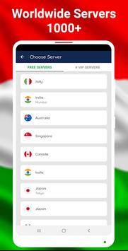 Italy Vpn - Secure Fast VPN screenshot 1