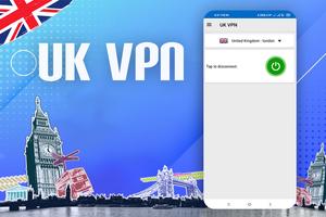 UK VPN ‏ الملصق