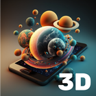 Parallax 3D Live Wallpapers أيقونة