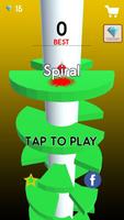 Helix Crush Spiral - ball games for kids poster