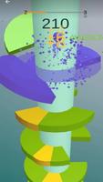 Helix Spiral - Jumping Ball 3D постер