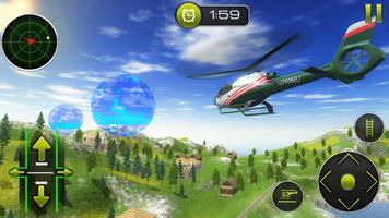 Helicopter 3D Simulator: Rescue Helicopter games পোস্টার