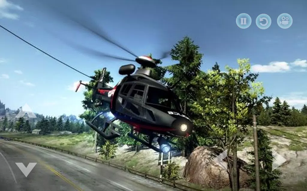 NFS HP 2010 Police Helicopter LVL 3 para GTA San Andreas