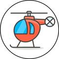 Red helicopter
