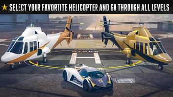 Helicopter Flying Simulator Affiche