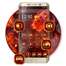Hell Fire Wolf Flaming Theme APK