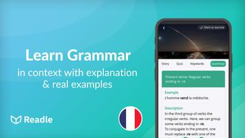Learn French: News by Readle تصوير الشاشة 3