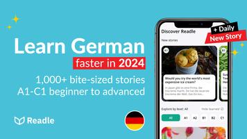 Learn German: The Daily Readle Cartaz