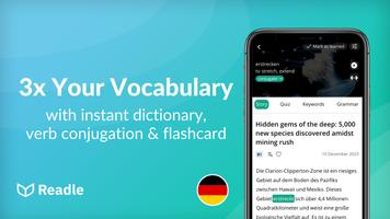 Learn German: The Daily Readle ภาพหน้าจอ 1
