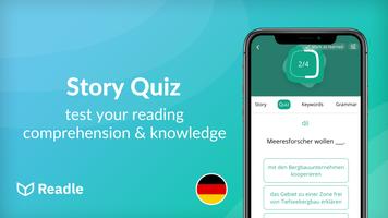 Learn German: The Daily Readle syot layar 2