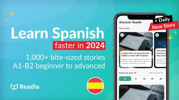 Learn Spanish: Daily Readle الملصق