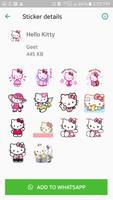 Hello Kitty Sticker تصوير الشاشة 1