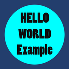 Hello World Examples أيقونة