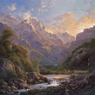 Mountain Landscape Puzzle иконка