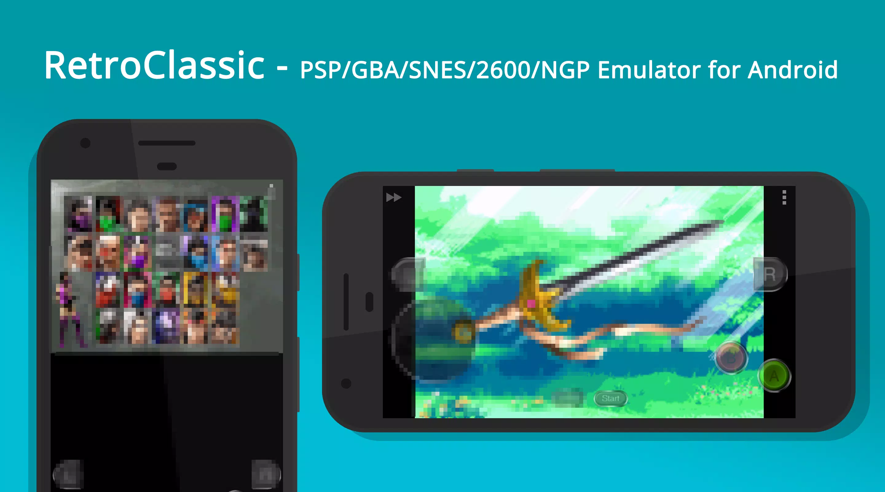 Classic Emulator For Psp Gba Snes 2600 Ngp Apk For Android Download