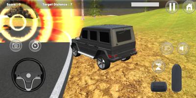 Luxury SUV Driving постер