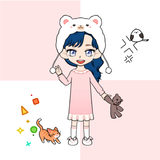 K-pop Webtoon Character Girls-icoon
