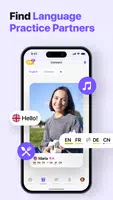 برنامه‌نما HelloTalk عکس از صفحه