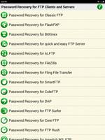 FTP Password Recovery Help captura de pantalla 3