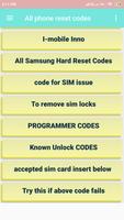 All phone reset codes screenshot 2