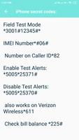 All Mobile Secret Codes capture d'écran 3