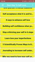 Best way to self love تصوير الشاشة 2